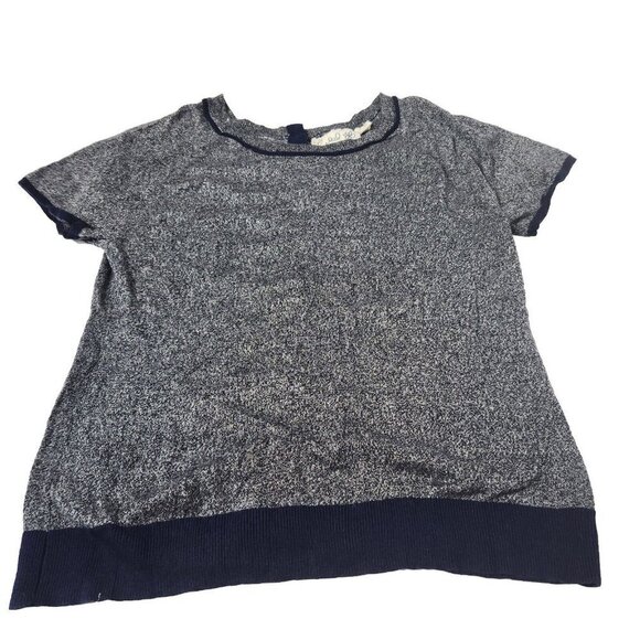 Anthropologie Women's Size Small Field Flower Sweater Top Button Back - Picture 1 of 7
